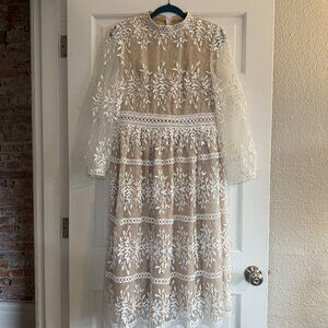 Ivy City White Lace Dress – Worn Once!